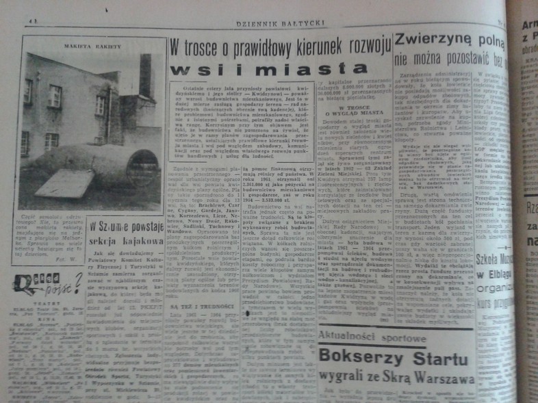 Elbląg, Makieta rakiety Elbląg, Makieta rakiety