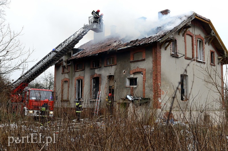 Elbląg, Pożar przy Nowodworskiej Elbląg, Pożar przy Nowodworskiej