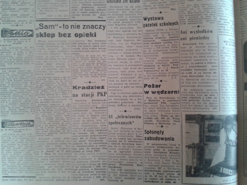 Elbląg, "Sam" - to nie znaczy sklep bez opieki Elbląg, "Sam" - to nie znaczy sklep bez opieki