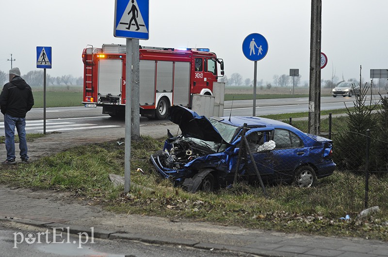 Elbląg, Zderzenie na skrzyżowaniu w Kazimierzowie Elbląg, Zderzenie na skrzyżowaniu w Kazimierzowie