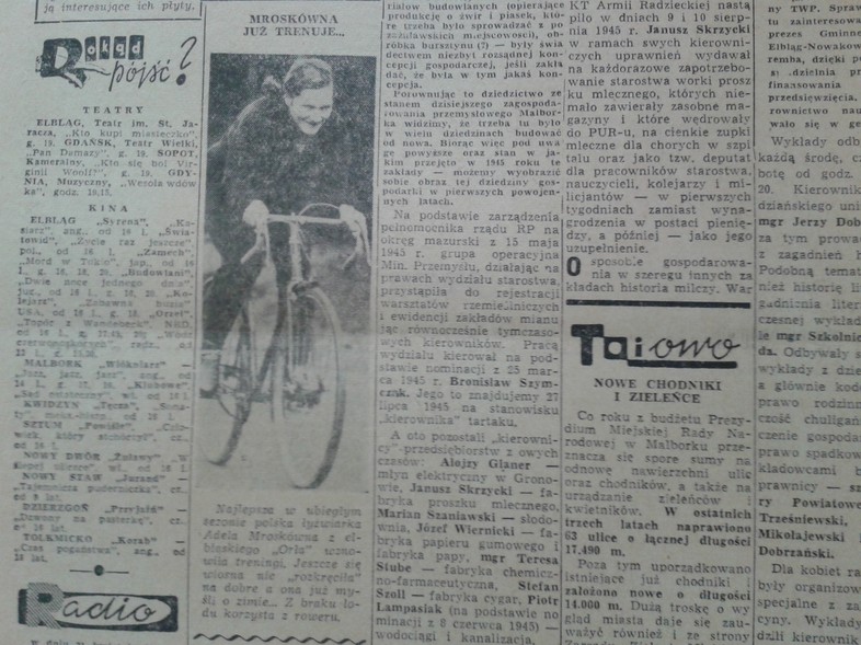 Elbląg, Mroskówna już trenuje... Elbląg, Mroskówna już trenuje...