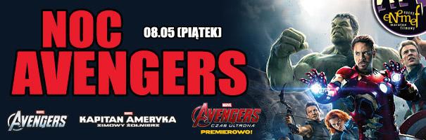 Elbląg, Dziś ENEMEF: Noc Avengers z premierą Czasu Ultrona