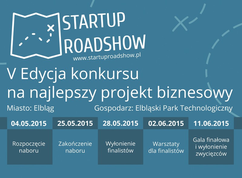 Elbląg, 100 000 zł na Twój pomysł! Dołącz do Startup Roadshow Elbląg, 100 000 zł na Twój pomysł! Dołącz do Startup Roadshow