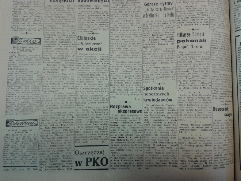 Elbląg, Rozprawa ekspresowa