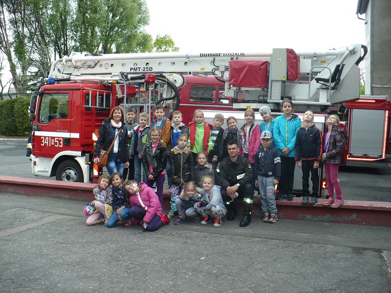 Elbląg, Uczniowie SP 21 z wizytą u strażaków
