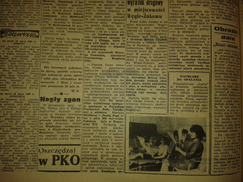 Elbląg, Wachlarz do opalania