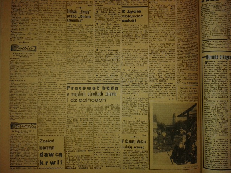 Elbląg, Z życia elbląskich szkół