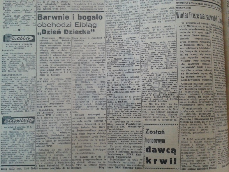 Elbląg, Barwnie i bogato obchodzi Elbląg "Dzień Dziecka"