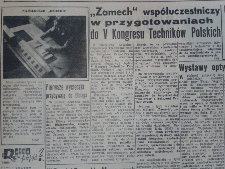 Elbląg, Pierwsze wycieczki przybywają do Elbląga