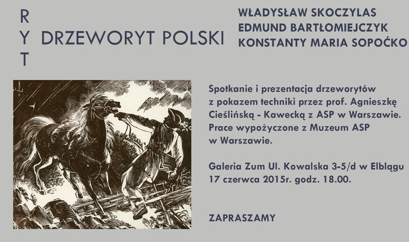 Elbląg, Drzeworyty w Galerii ZUM