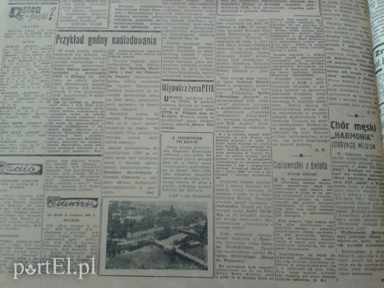 Elbląg, Migawki  z życia  PTTK