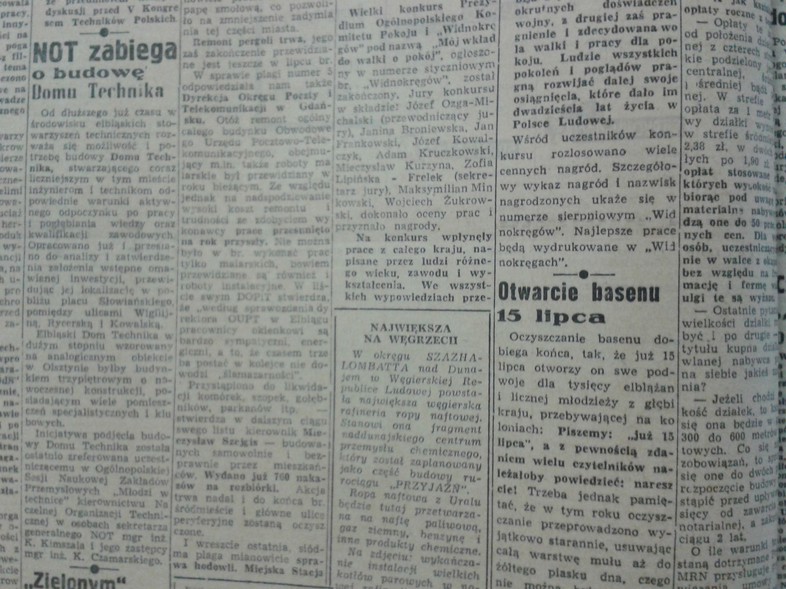 Elbląg, Otwarcie basenu 15 lipca Elbląg, Otwarcie basenu 15 lipca