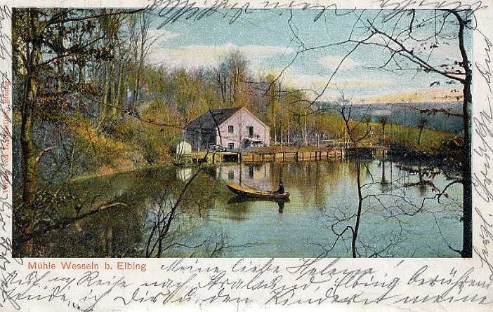 Elbląg, Młyn Leśne Oko przed wojną Elbląg, Młyn Leśne Oko przed wojną