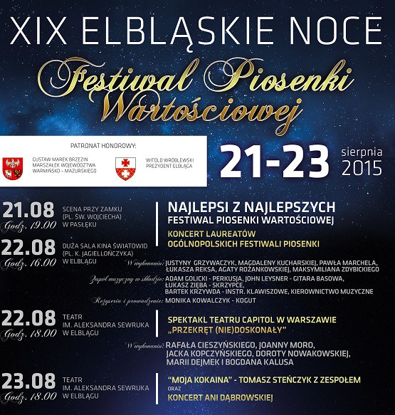 Zaplanuj sierpniowe noce z piosenką artystyczną