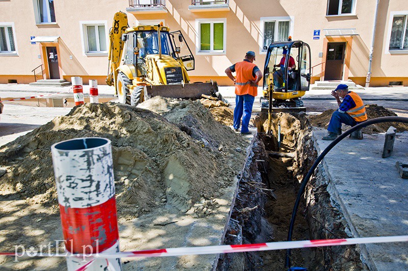 Elbląg, Na razie prace przy Mącznej prowadzi EPWiK Elbląg, Na razie prace przy Mącznej prowadzi EPWiK