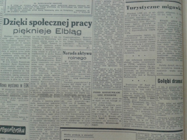 Elbląg, Turystyczne migawki