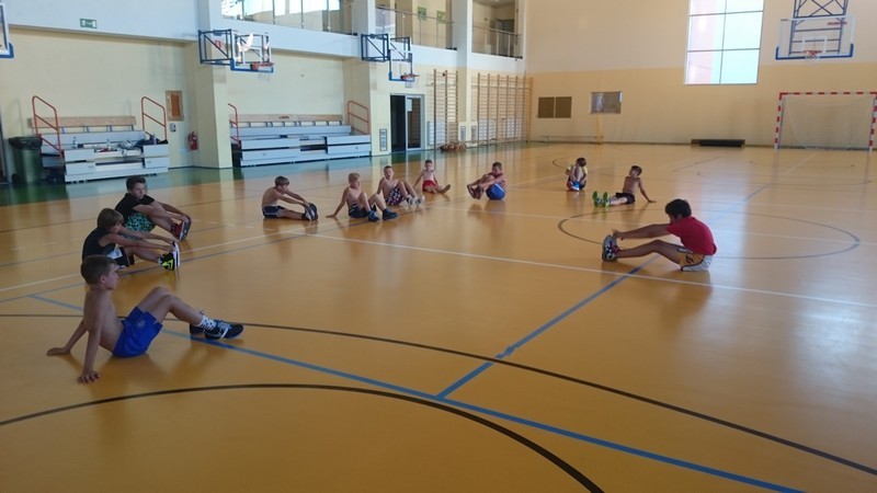 Elbląg, Koszykarze SP nr 11 na obozie sportowym Elbląg, Koszykarze SP nr 11 na obozie sportowym
