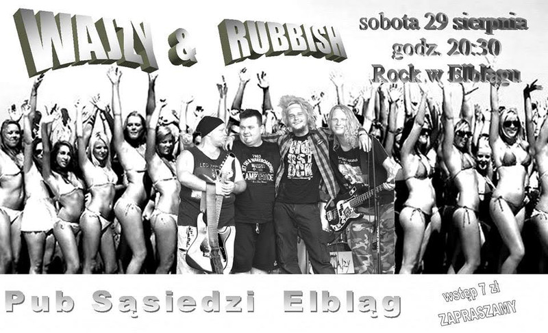 Elbląg, Rockowe zakończenie wakacji w Pubie Sąsiedzi