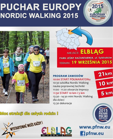 Elbląg, Puchar Europy czeka. Zapisz się na nordic walking Elbląg, Puchar Europy czeka. Zapisz się na nordic walking