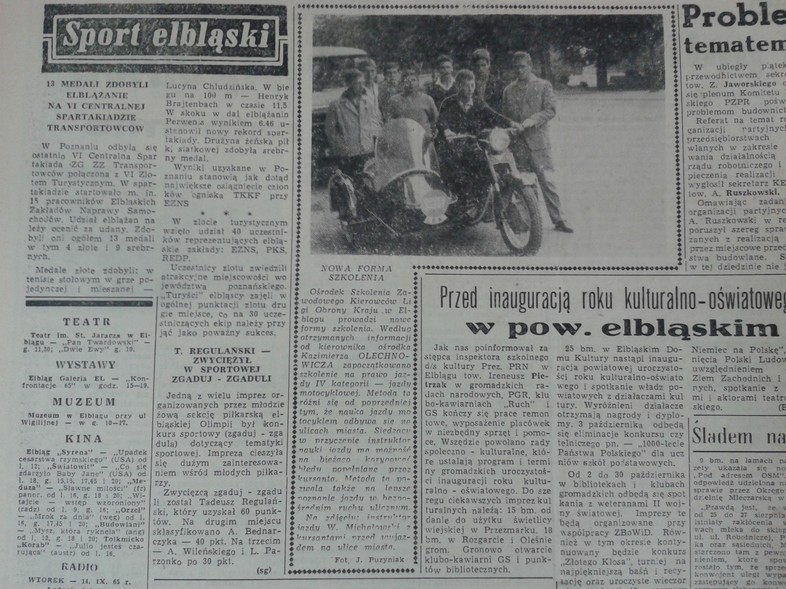 Elbląg, Nowa forma szkolenia