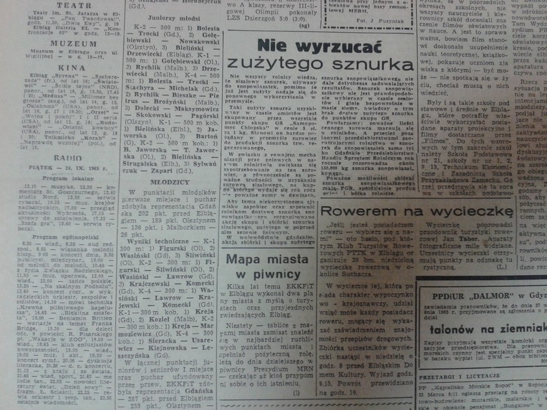 Elbląg, Rowerem na wycieczkę