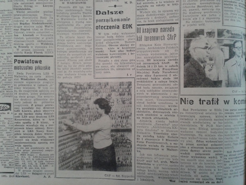 Elbląg, Dalsze porządkowanie otoczenia EDK