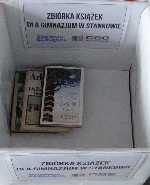 Elbląg, Zbieramy książki dla gimnazjalistów ze Stankowa