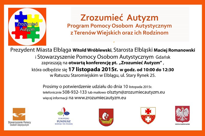 Elbląg, Zrozumieć autyzm Elbląg, Zrozumieć autyzm