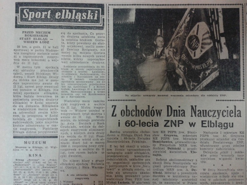 Elbląg, Z obchodów Dnia Nauczyciela i 60-lecia ZNP w Elblągu