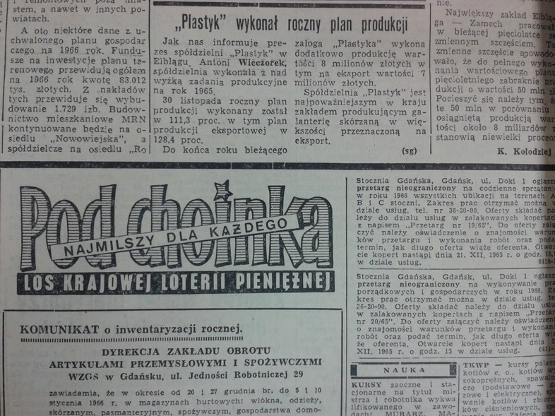 Elbląg, "Plastyk" wykonał roczny plan produkcji