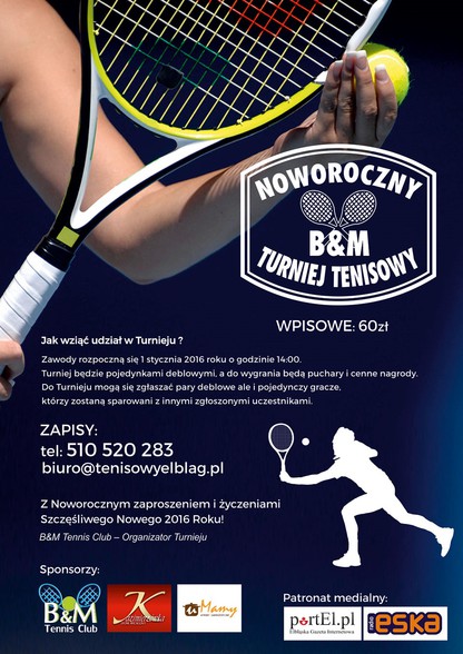 Elbląg, Noworoczny turniej tenisowy Elbląg, Noworoczny turniej tenisowy