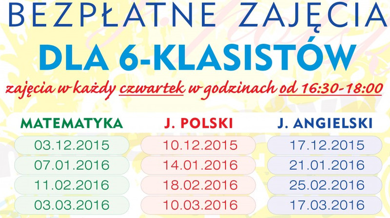 Elbląg, Pijarzy dla szóstoklasistów