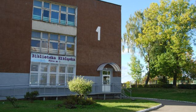 Elbląg, Filia nr 5 mieści się na ul. Rodziny Nalazków 20, Elbląg, Filia nr 5 mieści się na ul. Rodziny Nalazków 20,
