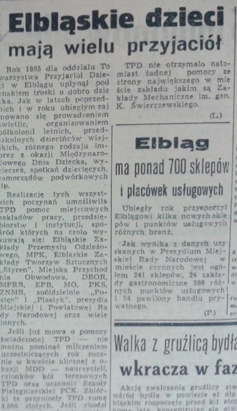 Elbląg, Elbląg ma ponad 700 sklepów i placówek usługowych
