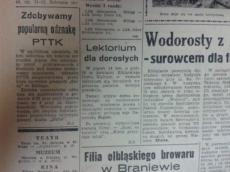 Elbląg, Zdobywamy popularną odznakę PTTK