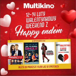 Elbląg, W Multikinie walentynkowy weekend z Happy Endem!