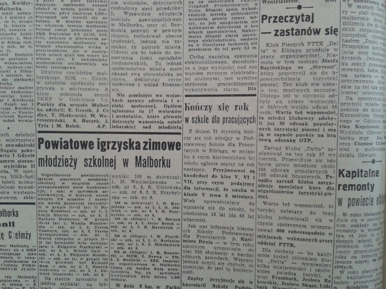 Elbląg, Przeczytaj - zastanów się