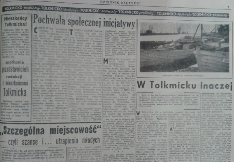 Elbląg, W Tolkmicku inaczej