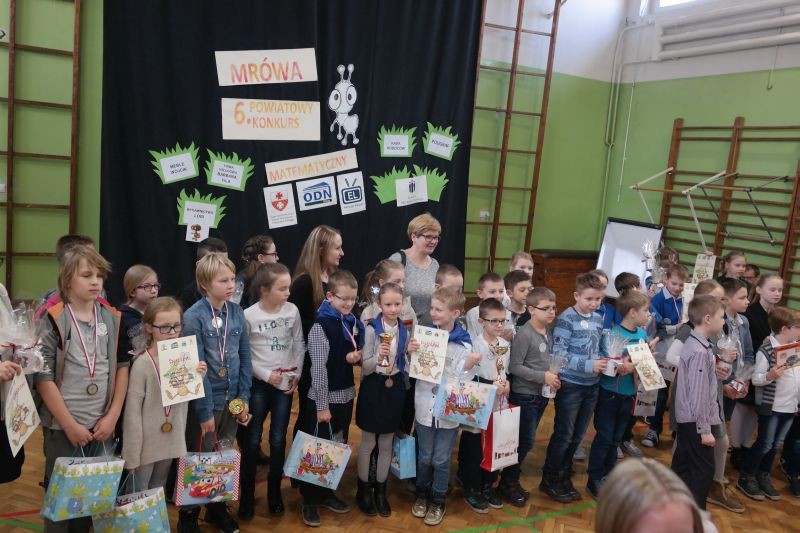 Elbląg, 6. Powiatowy Konkurs Matematyczny Mrówka. Wyniki
