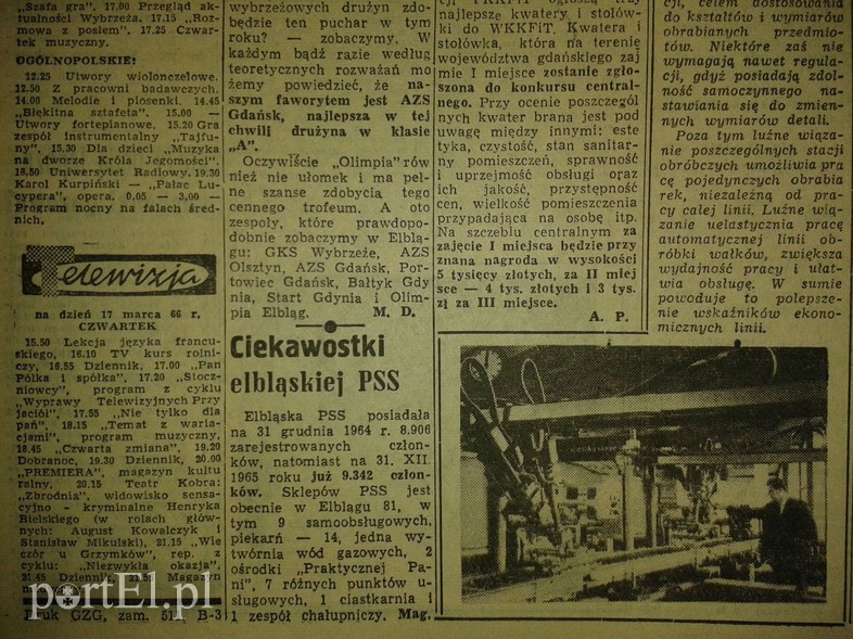 Elbląg, Ciekawostki elbląskiej PSS
