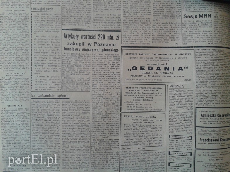 Elbląg, Z redakcyjnej poczty