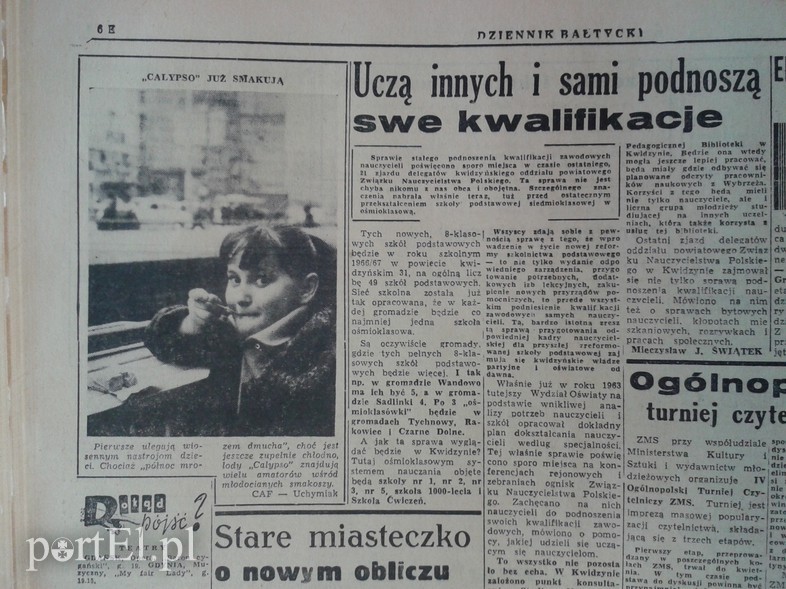 Elbląg, "Calypso" już smakują