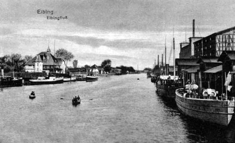 Elbląg, Dawno temu w Elblągu... wesele odbywało się na łodzi