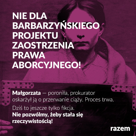 Elbląg, "Razem" protestuje ws. aborcji