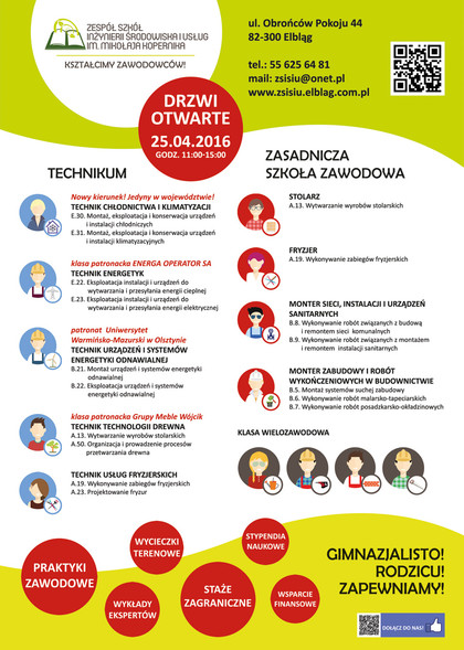 Elbląg, Drzwi Otwarte w ZSIŚiU Elbląg, Drzwi Otwarte w ZSIŚiU