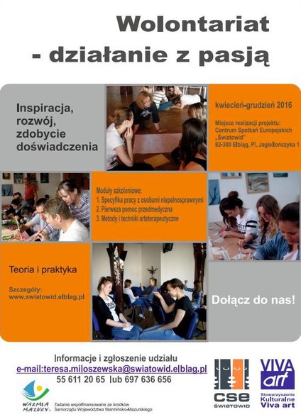 Elbląg, Wolontariusz z pasją