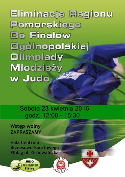 Elbląg, Eliminacje do olimpiady młodzieży  (judo)