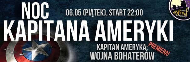 ENEMEF: Kapitan Ameryka - on wygrał zaproszenie ENEMEF: Kapitan Ameryka - on wygrał zaproszenie