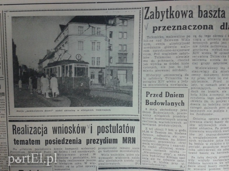 Elbląg, Przed Dniem Budowlanych