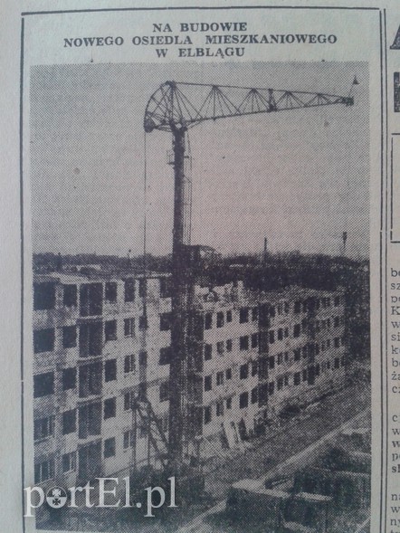Elbląg, Na budowie nowego osiedla mieszkalnego w Elblągu